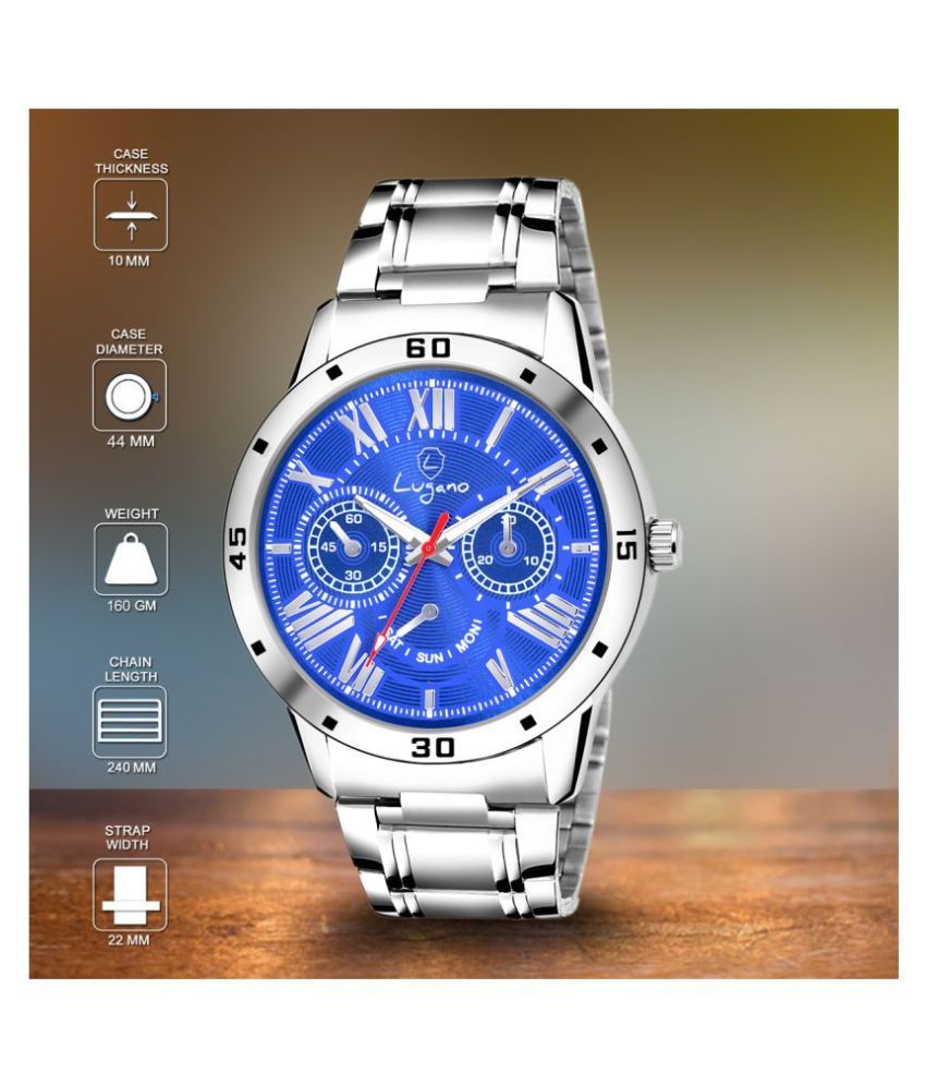 Lugano Lg 1230 Stainless Steel Analog Men S Watch Buy Lugano Lg 1230 Stainless Steel Analog Men S Watch Online At Best Prices In India On Snapdeal