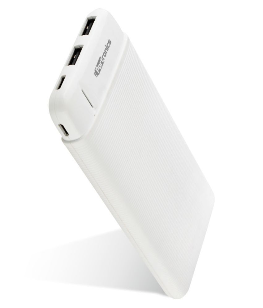     			Portronics POR 1110 10000 -mAh Li-Polymer Power Bank White