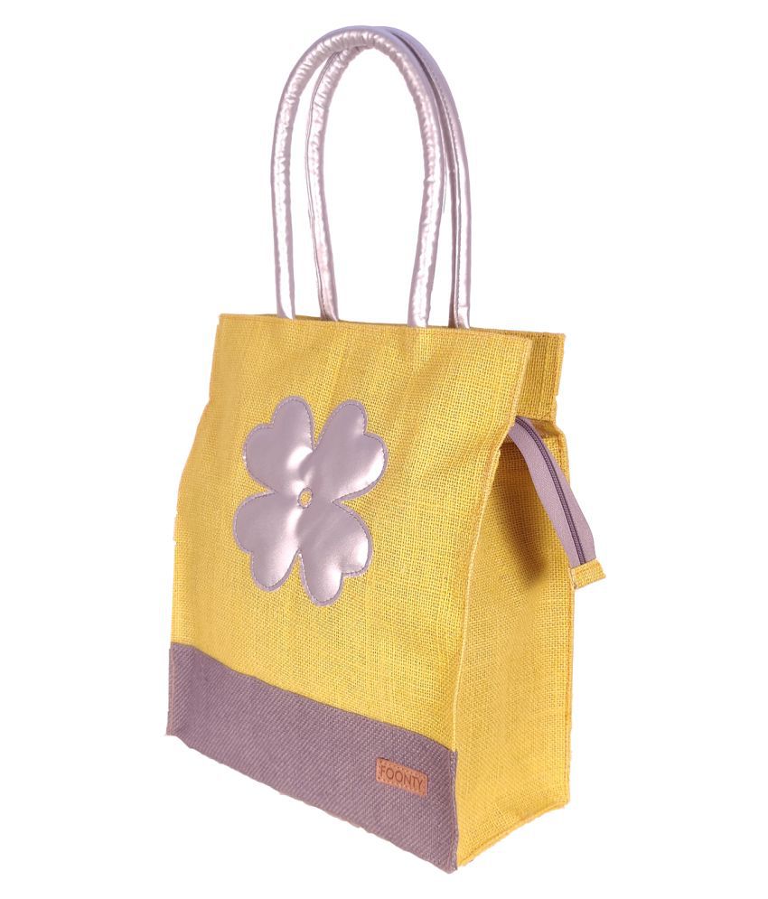 Foonty Yellow Lunch Bags - 1 Pc