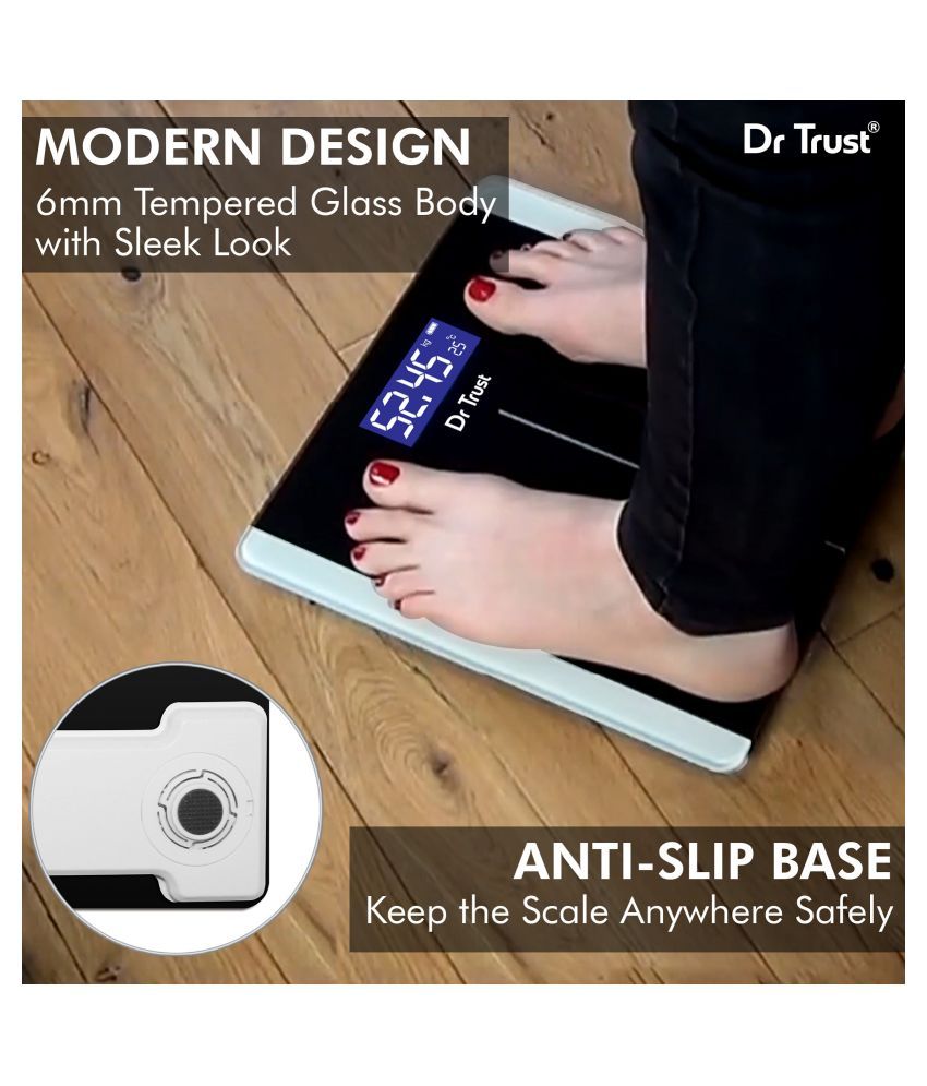 Dr Trust Balance Digital Electronic Body Weight Machine for Human Body 180kg Capacity Weighing