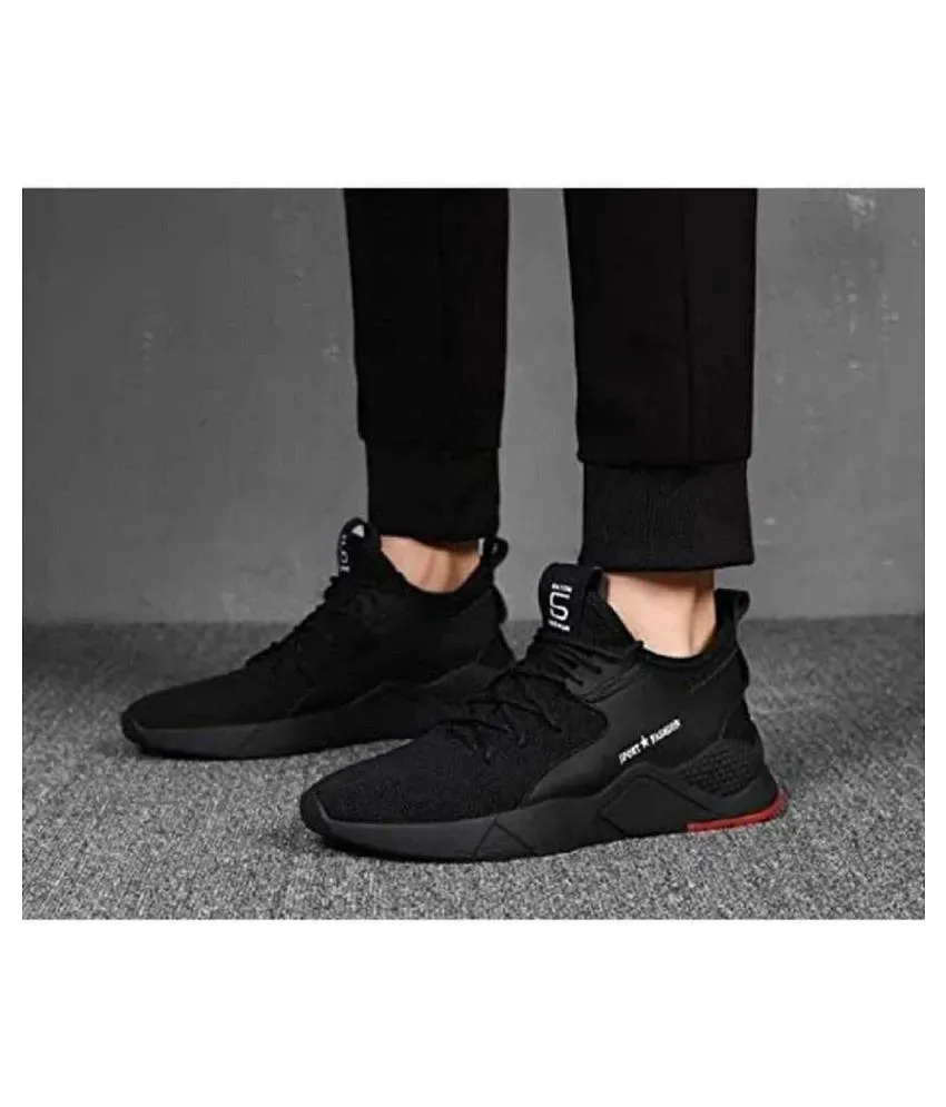 Snapdeal hot sale black shoes