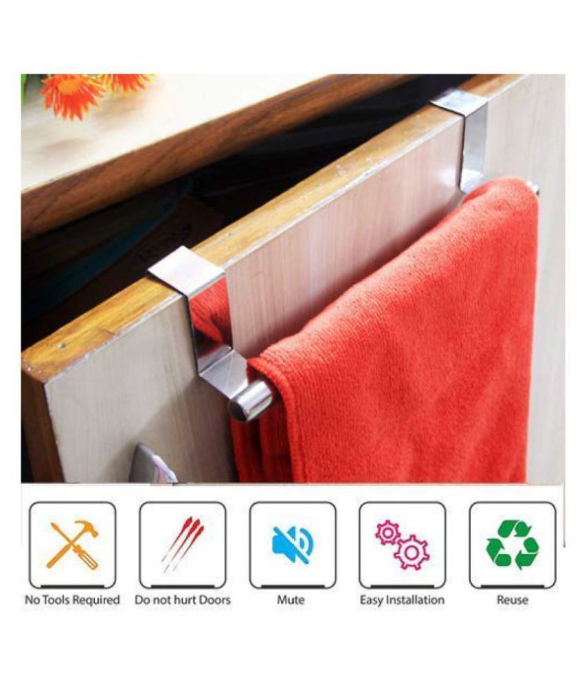 Stainless Stee Napkin Holder l Towel Hanger Bar for Kitchen