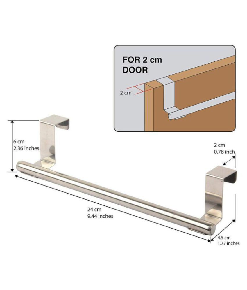 Stainless Stee Napkin Holder l Towel Hanger Bar for Kitchen