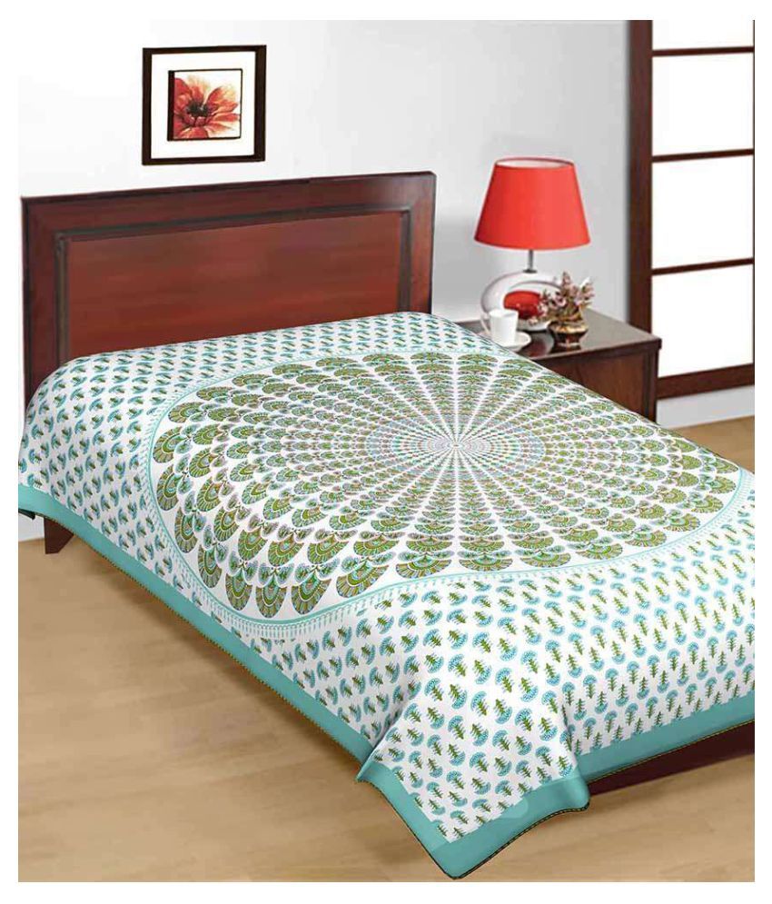     			Uniqchoice Cotton Single Bedsheet ( 225 cm x 150 cm )