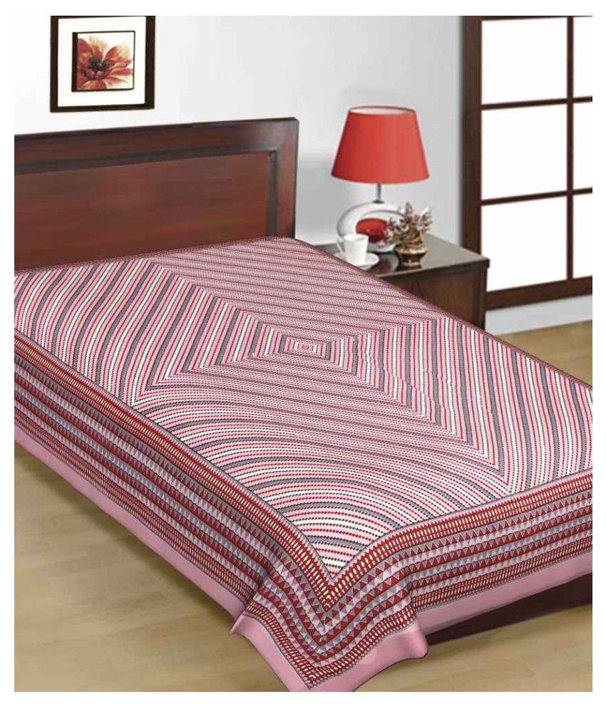     			Uniqchoice Cotton Single Bedsheet ( 225 cm x 150 cm )