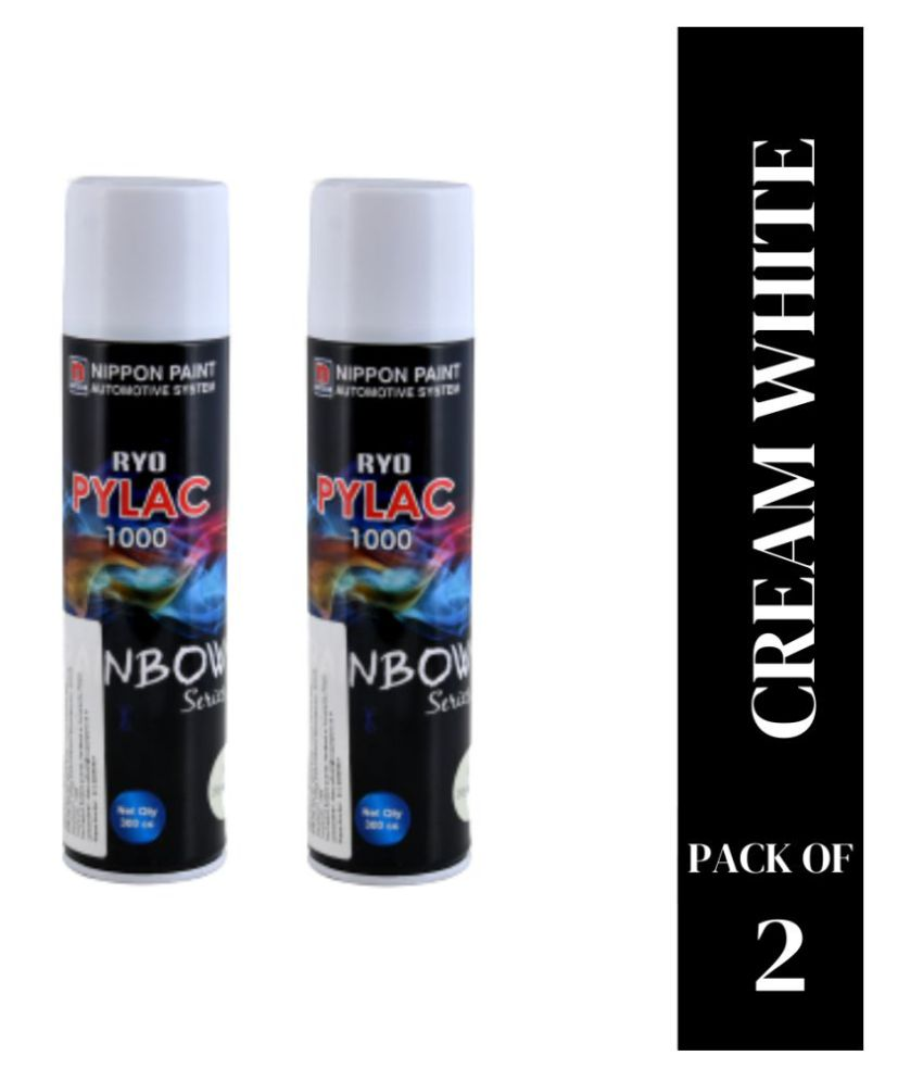Nippon Paint RS Spray Paint, Cream White, Ryo Pylac 1000 (pack of 2) 600ml Buy Nippon Paint RS