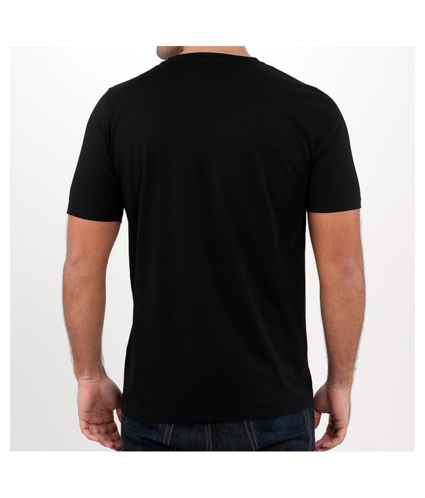 Uncle Sam Black Cotton Blend Polo T-Shirt Single Pack - Buy Uncle Sam ...