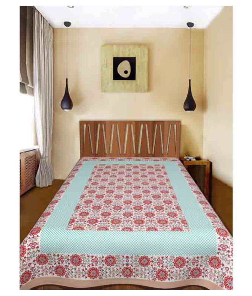     			Uniqchoice Cotton Single Bedsheet ( 225 cm x 153 cm )