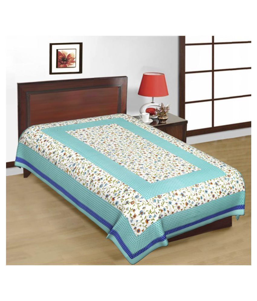     			Uniqchoice Cotton Single Bedsheet ( 225 cm x 153 cm )