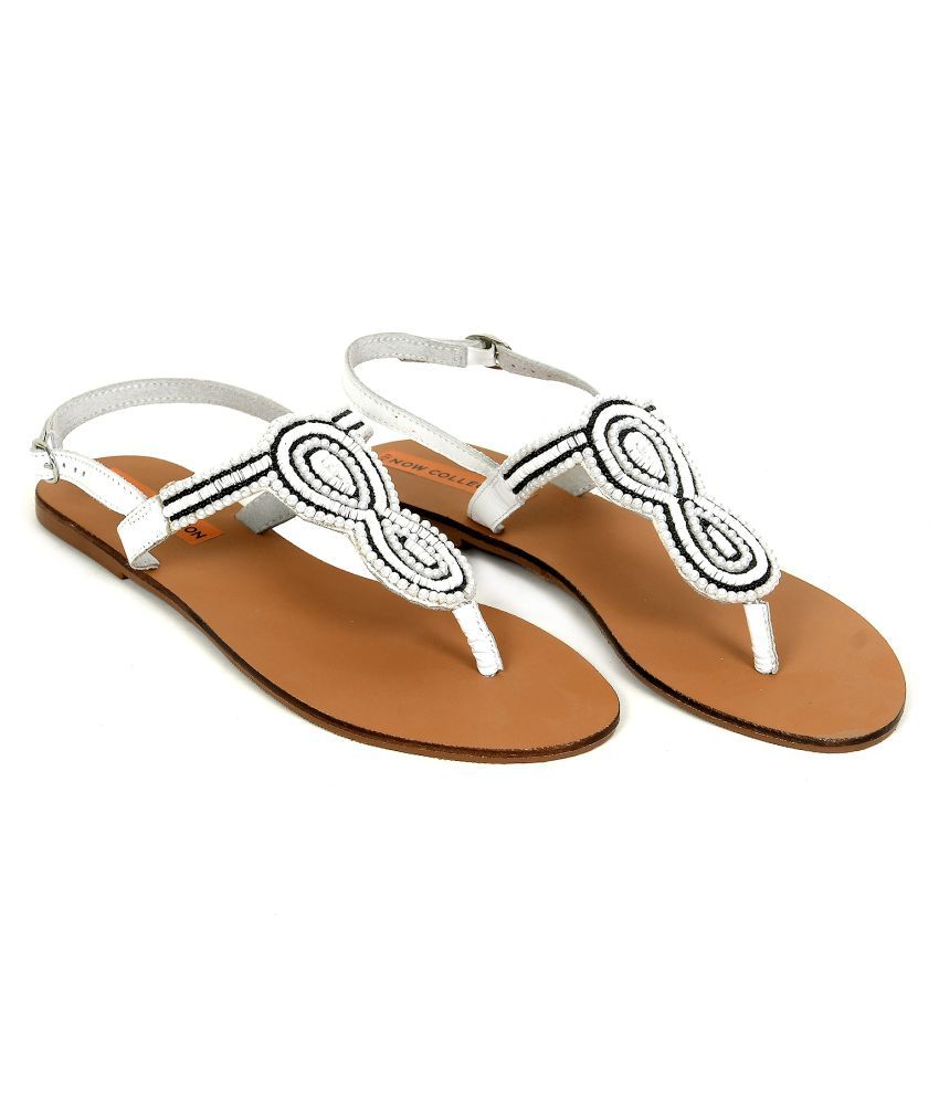 white flats in store