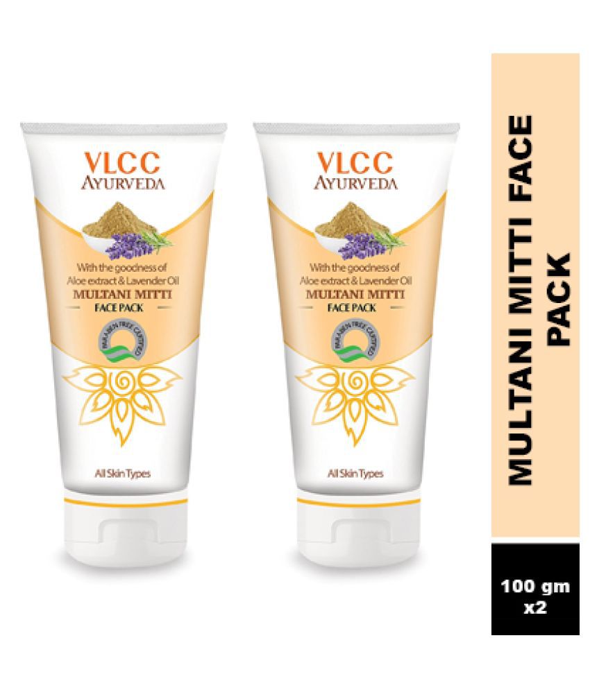     			VLCC Ayurveda Multani Mitti Face Pack 100 g (Pack of 2)