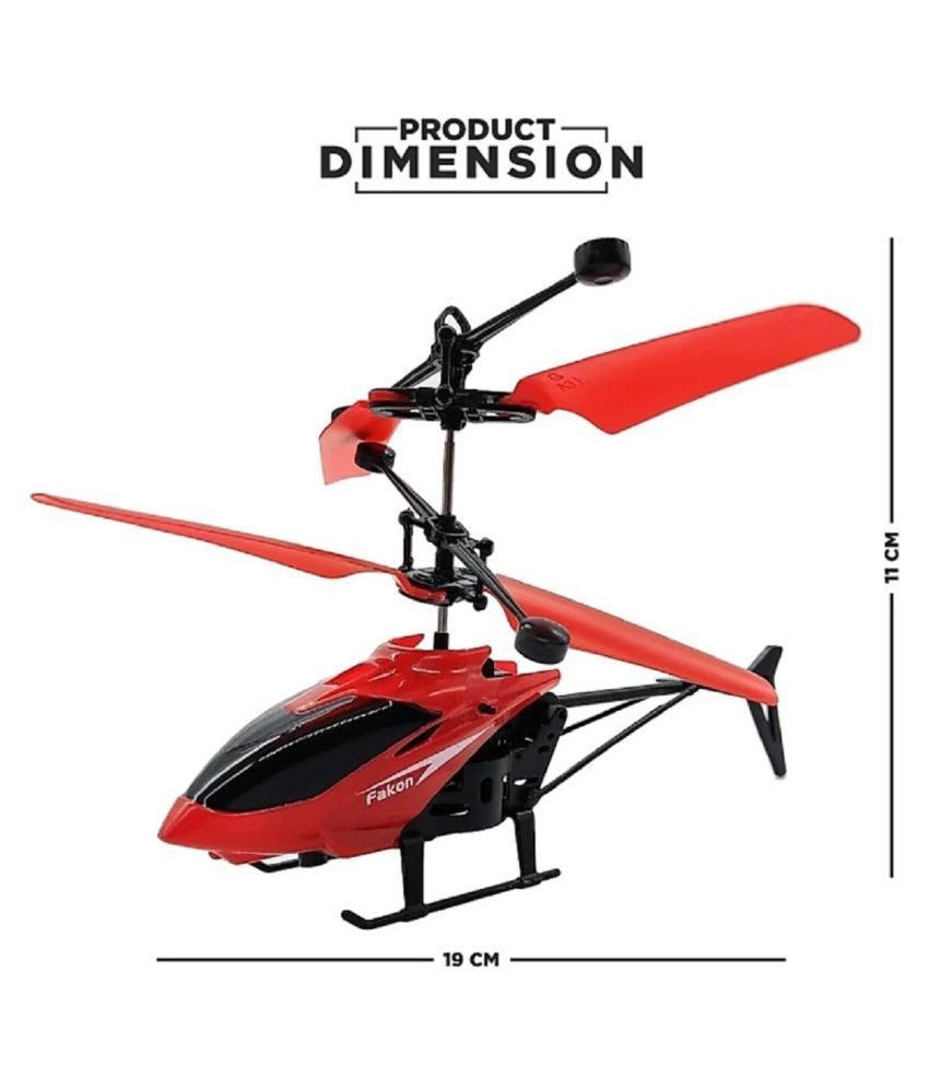 DUI Remote Control Helicopter with Hand Senser & Led Light , 2 in 1