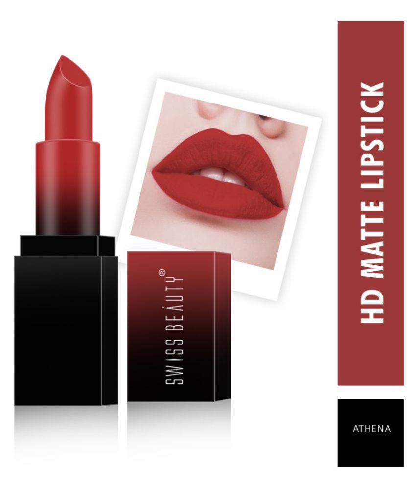     			Swiss Beauty HD Matte Lipstick (Athena), 3.5gm