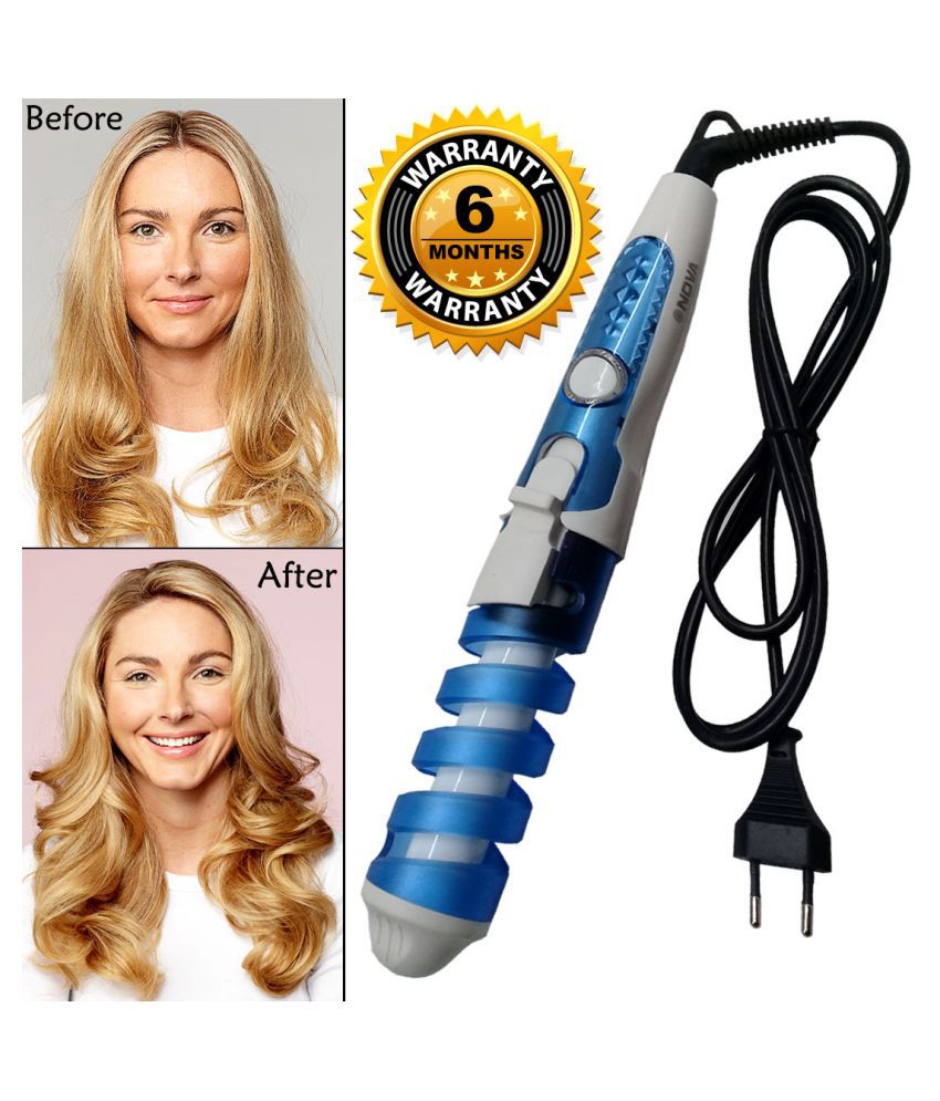 PSD Lady Ceramic Ladies Sprial Hair Curler Curling Iron Waver Maker Tool  45W Multi Casual Combo: Buy Online at Low Price in India - Snapdeal