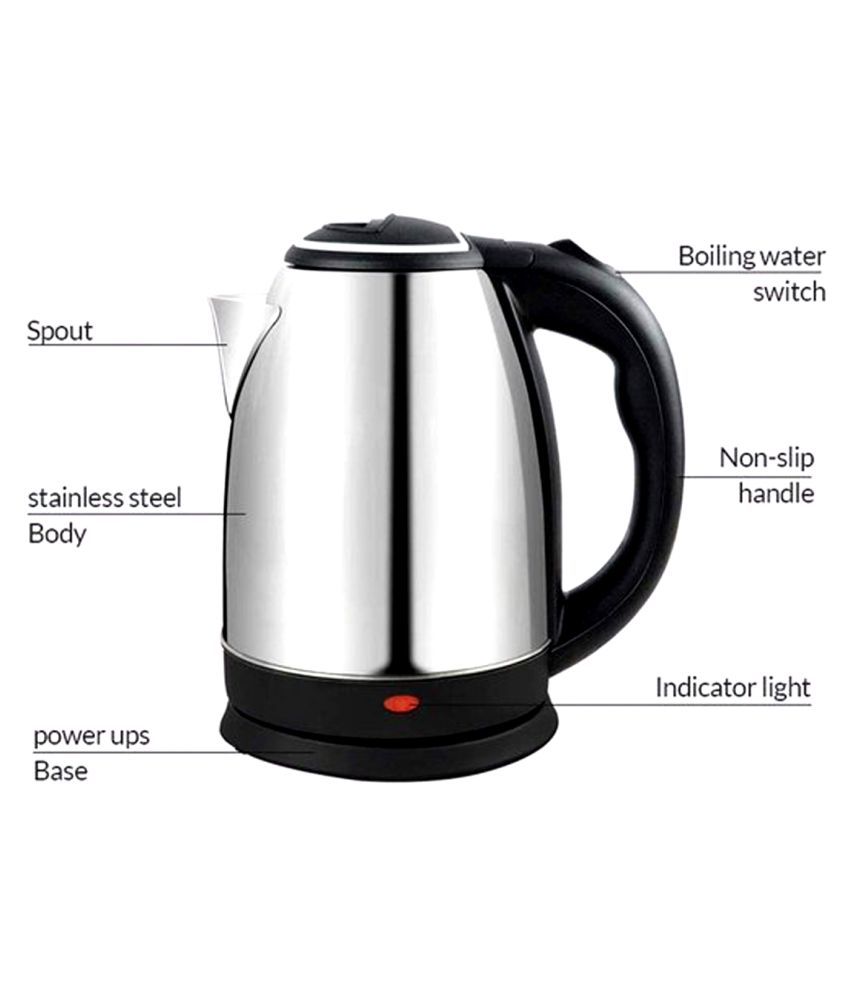 CS Multipurpose 2 Liter 1500 Watt Stainless Steel Electric Kettle Price