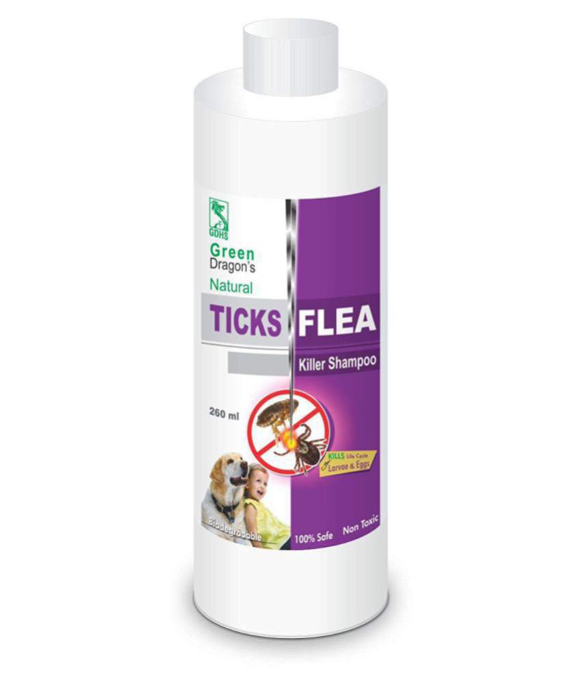     			Green Dragon Natural Flea & Tick Lotion Killer Shampoo for Pets 260ml