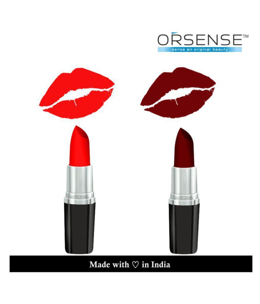     			orsense Creme Lipstick Multi Pack of 2 7 g