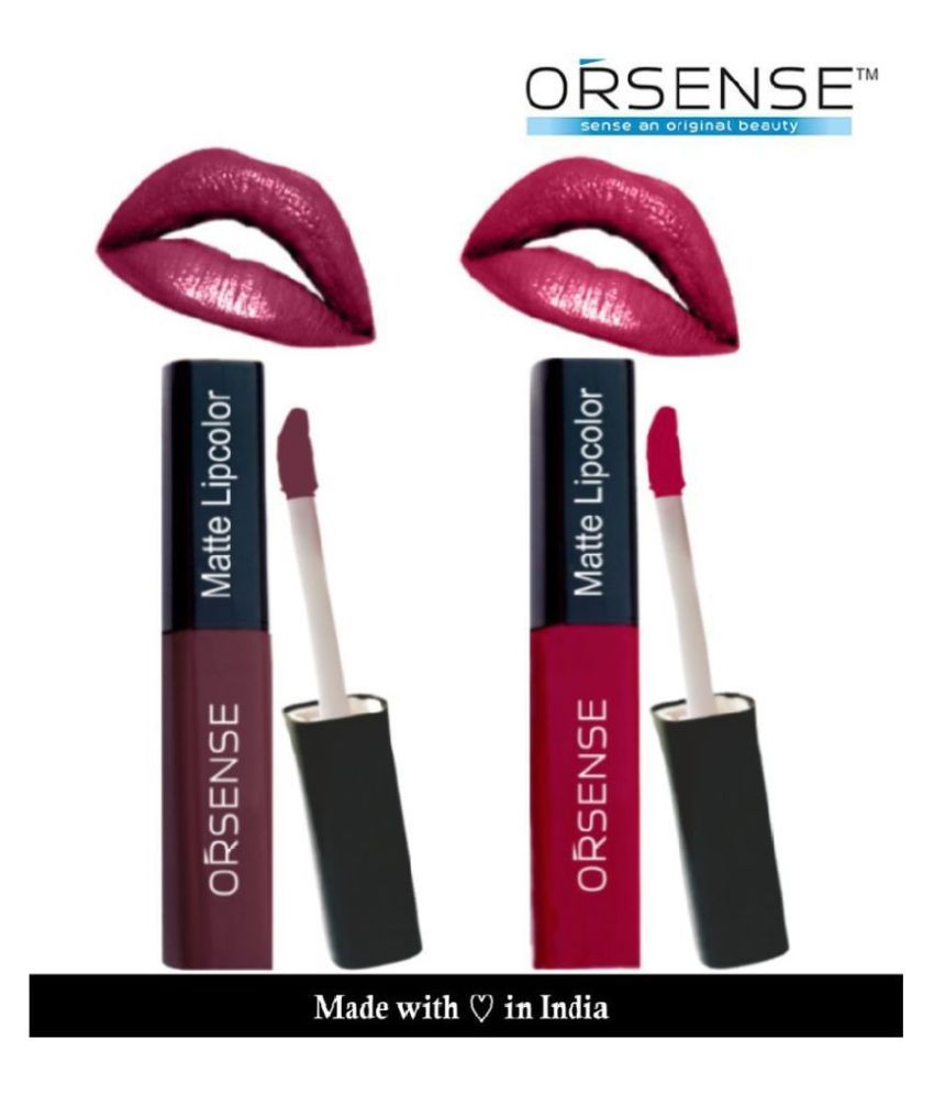     			orsense Liquid Lipstick Blood Red Pack of 2 10 g