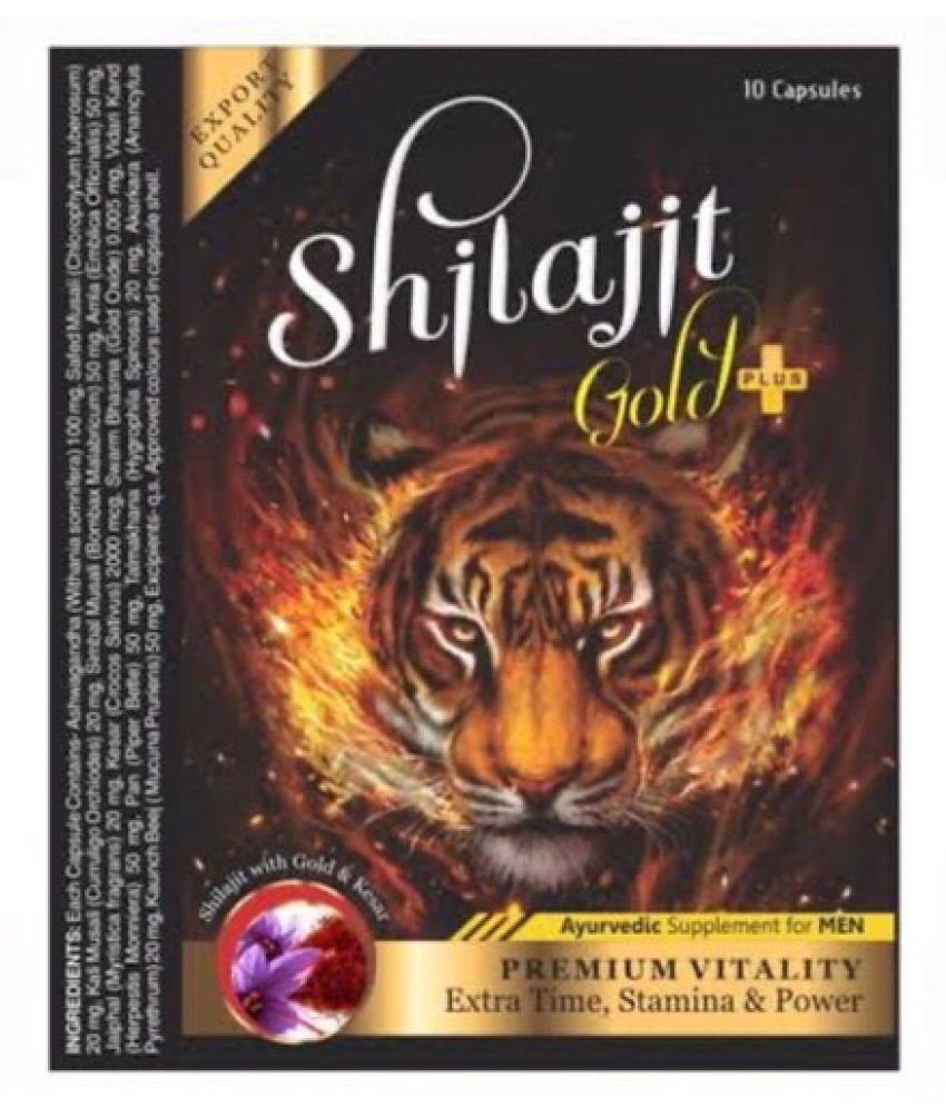     			Cackle's SHILAJIT GOLD Capsule 10 no.s Pack Of 10