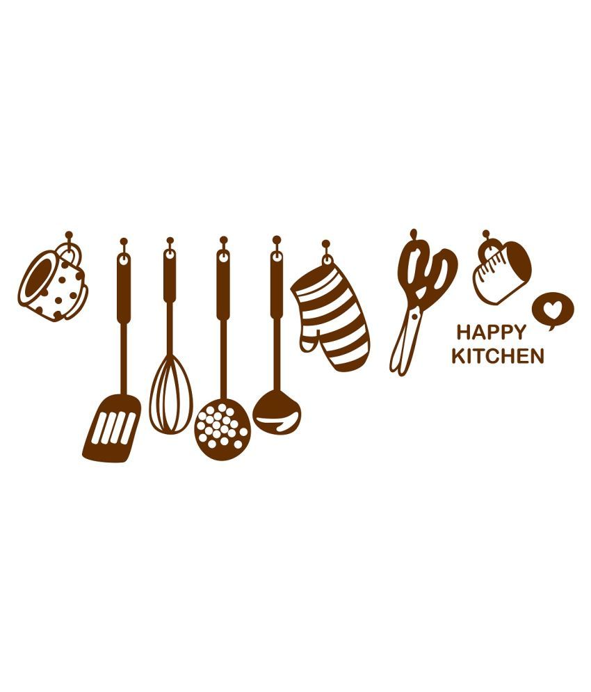 Wallmatrix Happy Kitchen Sticker 100 X 40 Cms Buy Wallmatrix Happy Kitchen Sticker 100 X 40 Cms Online At Best Prices In India On Snapdeal