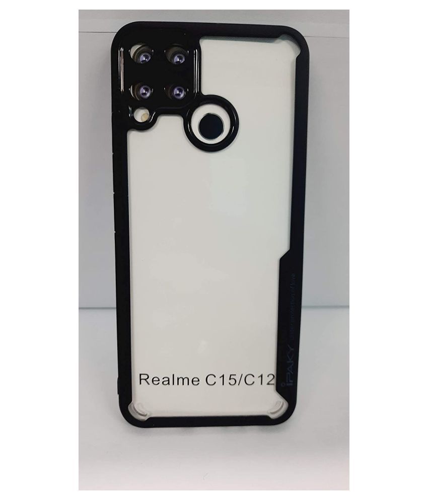     			Realme C15 Shock Proof Case KOVADO - Black AirEdge Protection