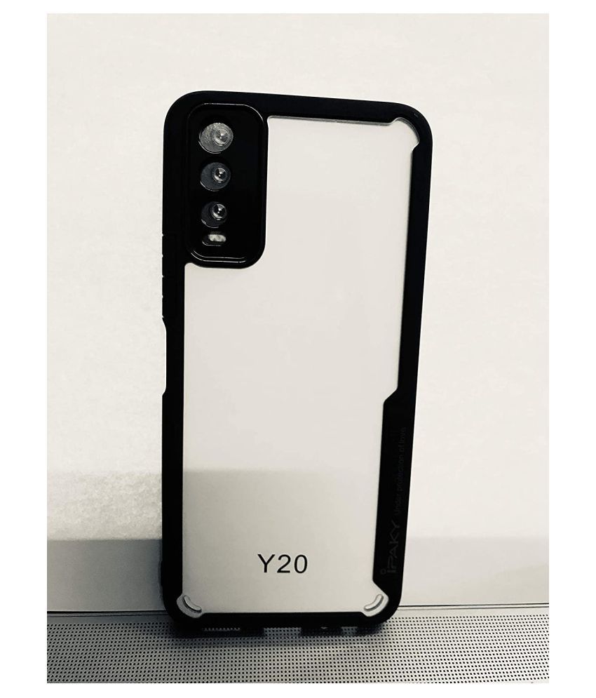     			Vivo Y12S Shock Proof Case Kosher Traders - Black AirEdge Protection