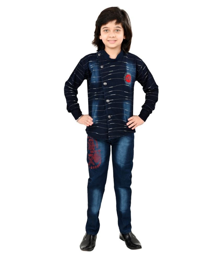     			Arshia Fashions Boys Shirt and Jeans Set Party wear