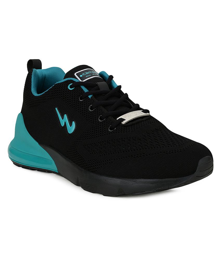     			Campus FLYING FURY Black  Men's Sports Running Shoes