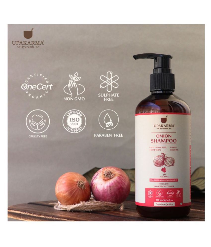 upakarma ayurveda Onion Shampoo ProVitamin B5 Shampoo 300 mL Buy