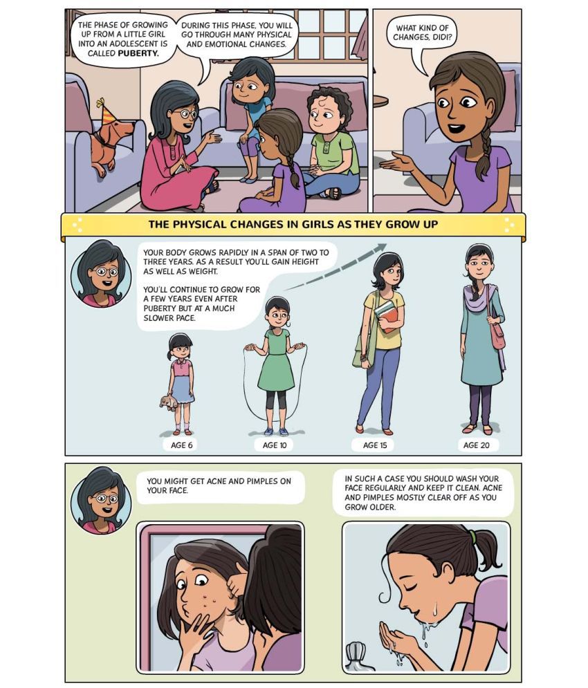 Menstrupedia Comic The Friendly Guide To Periods For Girls English