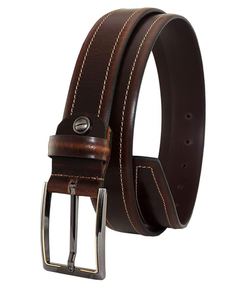 Style 98 Brown Leather Casual Belt