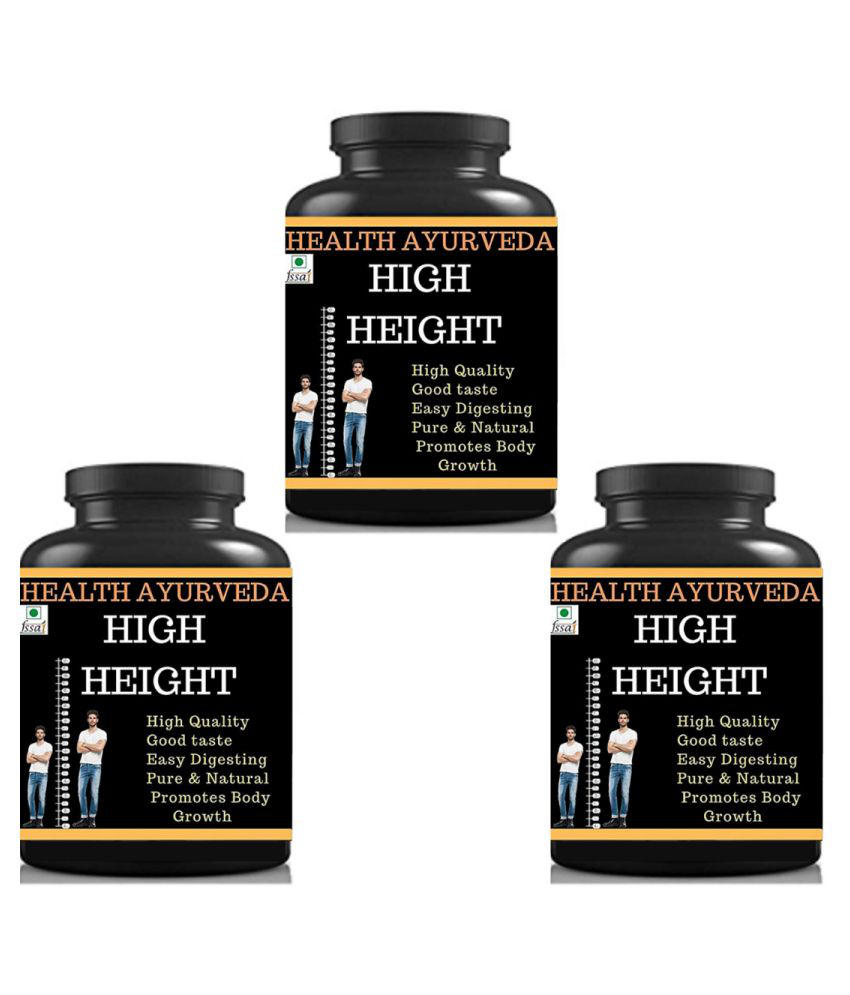     			Health Ayurveda High Height | Height Increase Powder 300 gm Pack of 3
