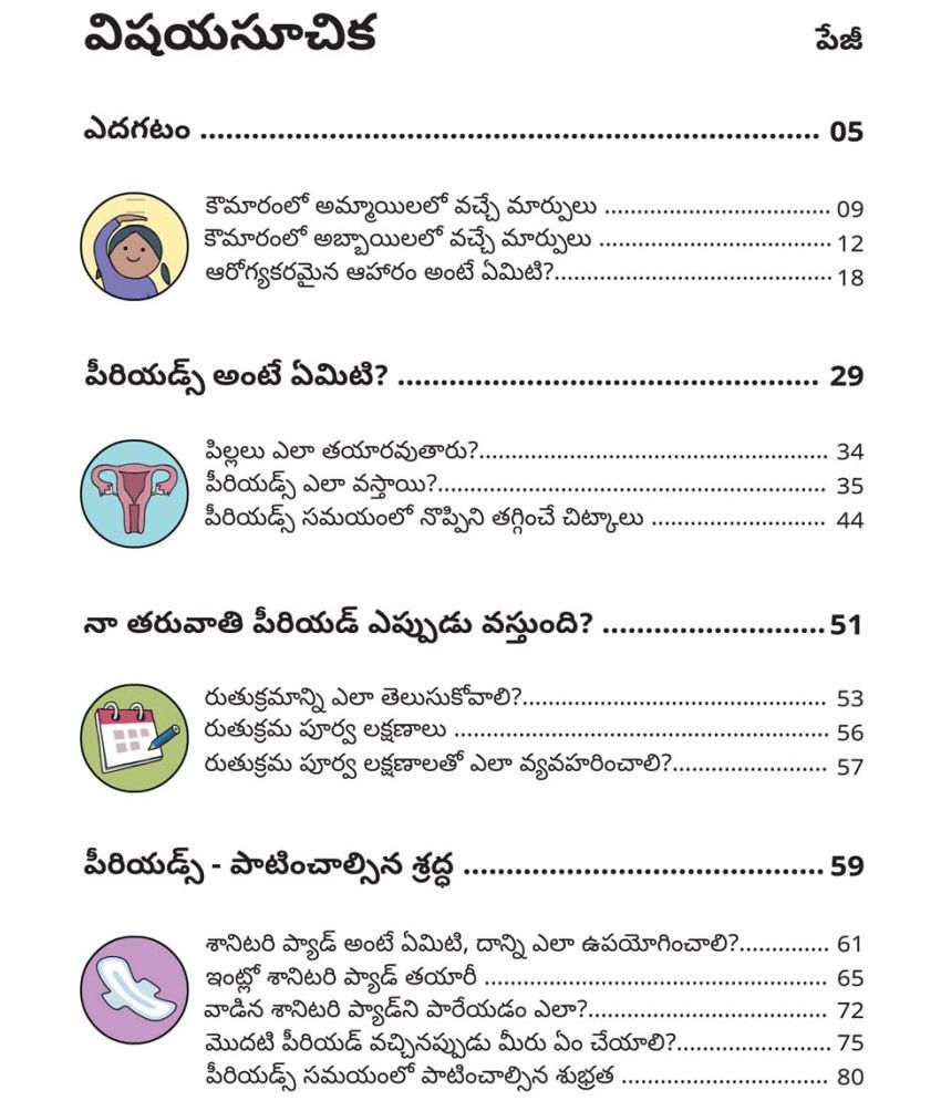 Telugu Menstrupedia Comic The Friendly Guide To Periods For Girls