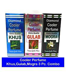INDRA SUGANDH BHANDAR Khus Gulab Mogra Cooler Perfumes -Combo of 3 x 22 ml