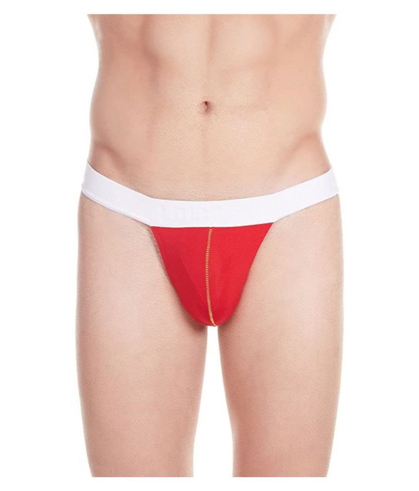     			Bruchi Club - Red Spandex Men's Bikini ( Pack of 1 )