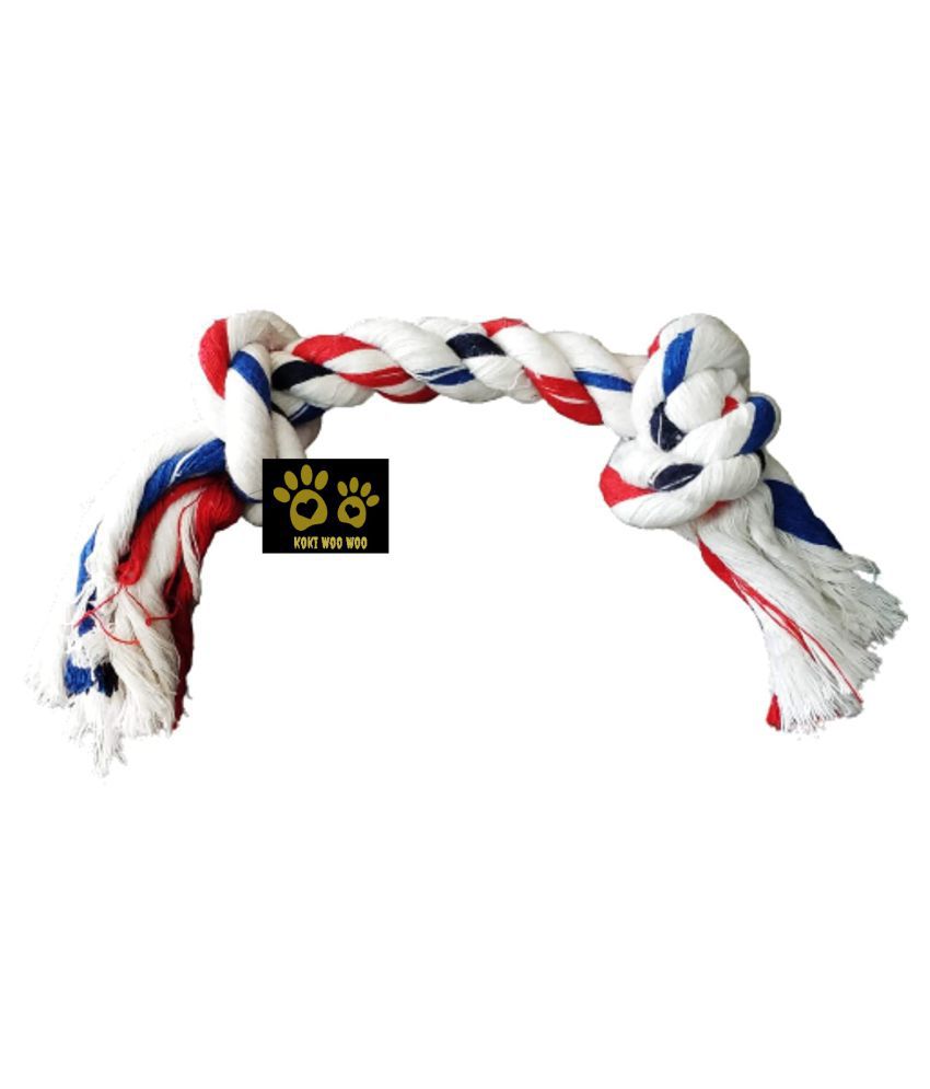     			KOKIWOOWOO  2 Knot Cotton Rope Toy For Dog