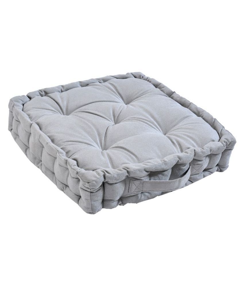 Temoli Single Gray Velvet Chair Pads Buy Online at Best Price Snapdeal