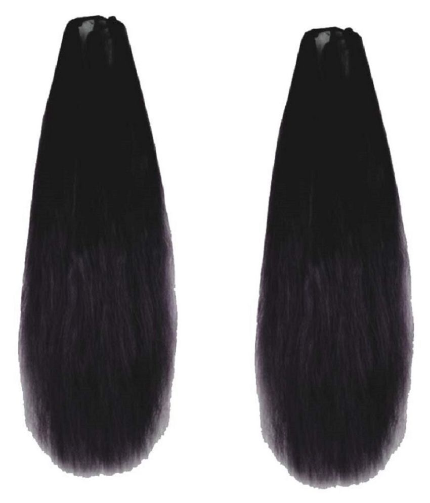 syraa Straight Hot Fusion Hair Extension Set 2 punjabi style black Pack of  2: Buy syraa Straight Hot Fusion Hair Extension Set 2 punjabi style black  Pack of 2 at Best Prices in India - Snapdeal