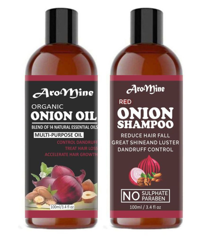     			Aromine - Hair Growth Onion Oil 100 ml ( Pack of 2 )