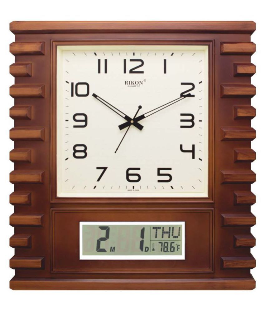 RIKON Square Analog Wall Clock RK06 LCD SW ( 48 x 48 cm ) Buy RIKON