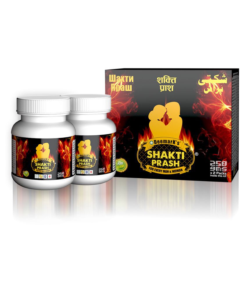     			Deemark Shakti Prash - 250Gm. (Pack of 2) | Health Supplement For Men's | 100% Ayurvedic | Improves Immunity & Strength | Reduces Stress