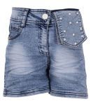 Cutecumber Pack of 1 Girls Denim Cycling Shorts ( Blue )