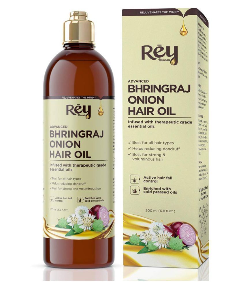REY NATURALS Bhringraj Hair Oil 200 mL: Buy REY NATURALS Bhringraj Hair ...