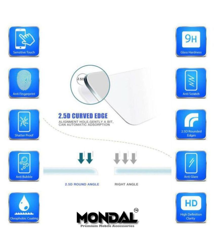 Realme 6 Plain Screen Guards by MONDAL Plain Screen Guards Online at