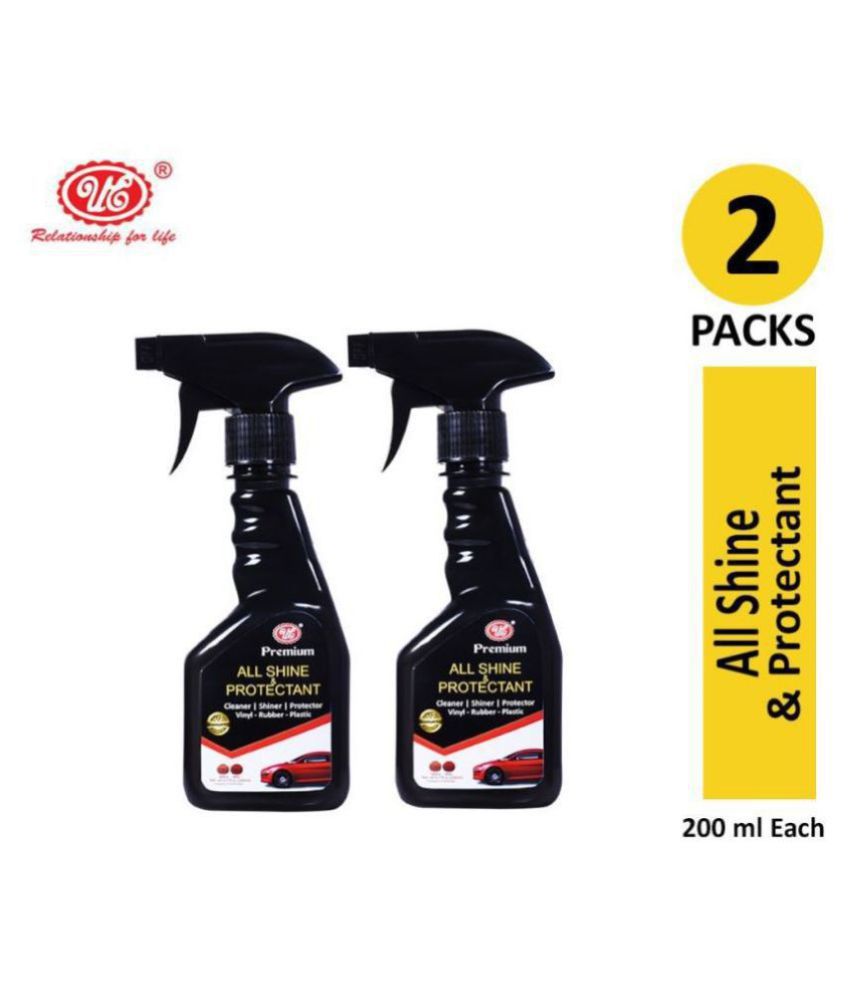 UE Elite All Shine & Protectant Liquid Body Polish to Shine and Protect Vinyl, Rubber and Plastic - 200 ml (Pack of 2)