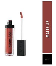 Swiss Beauty Matte Liquid Lipstick (Cafe), 6ml
