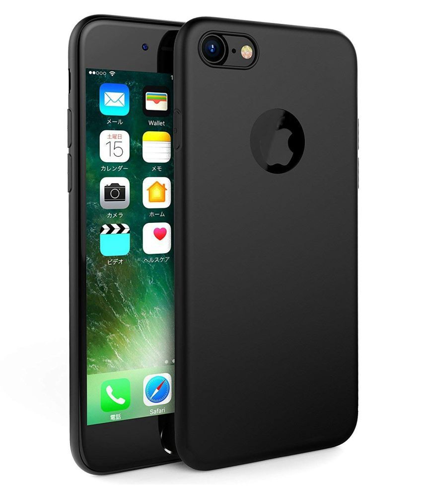     			Iphone 7 Shock Proof Case Megha Star - Black Black Soft Slim Cover