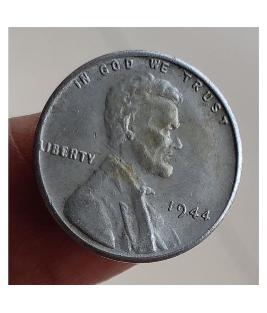 WFS 1944P LINCOLN PENNY USA ERROR COIN STEEL COIN Buy WFS 1944P