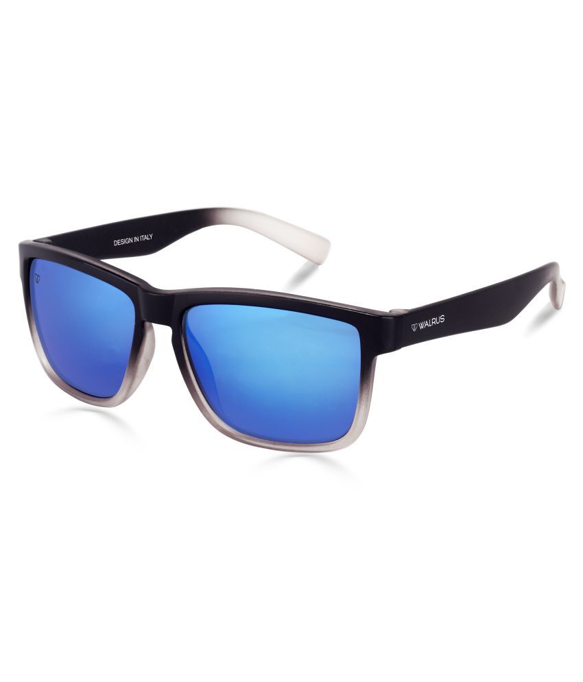     			Walrus - Blue Rectangle Sunglasses ( WSGM-DON-030102 )