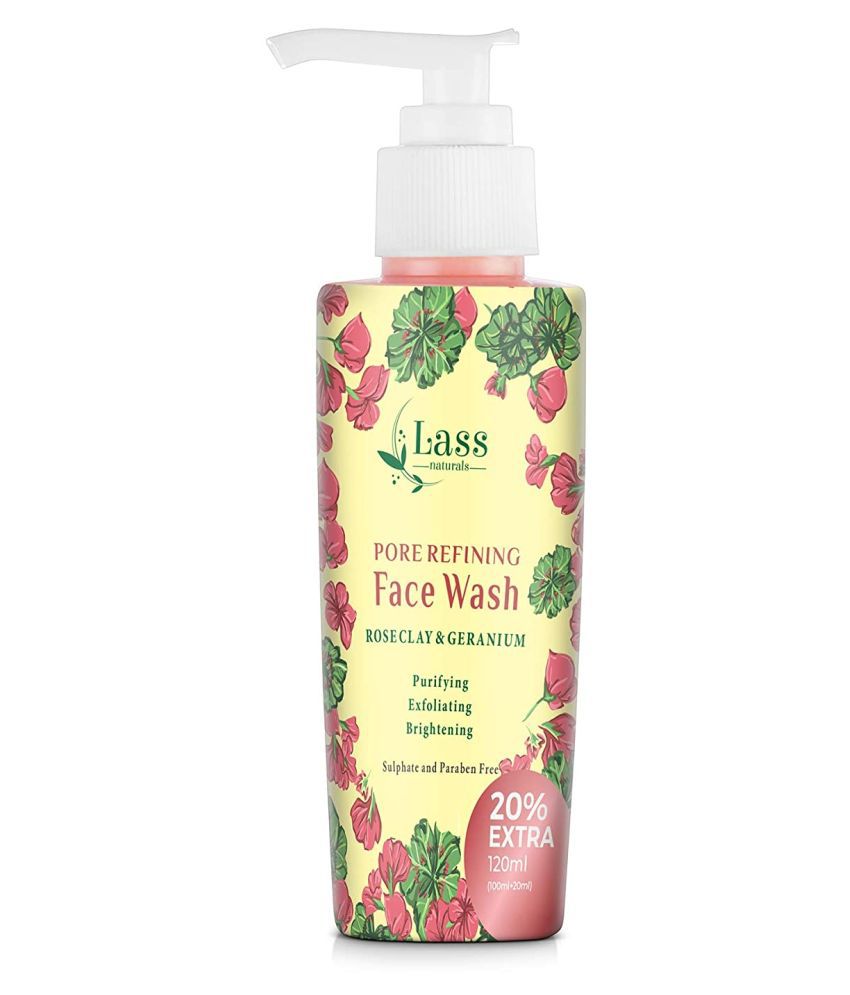 Lass Naturals Pore Refining Clay Face wash Face Wash 100 mL